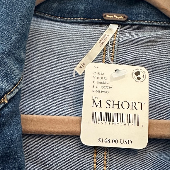 NWT Free People Blue Denim Jumpsuit - Picture 2 of 5